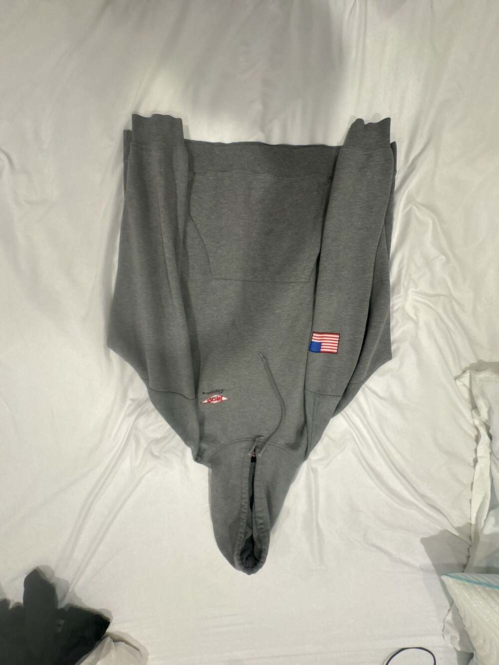 Jacks Surfboards California Graphic Logo Hoodie with USA Flag Detail